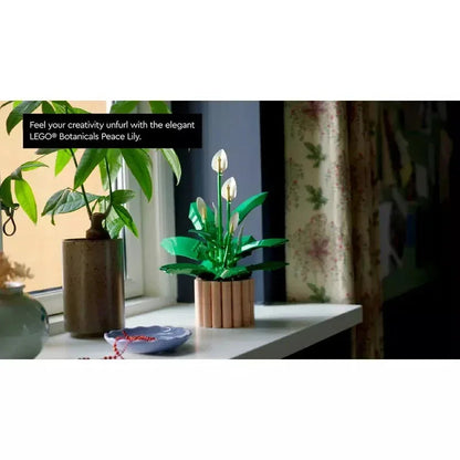 LEGO Botanicals Peace Lily Flower Room Decor 11504