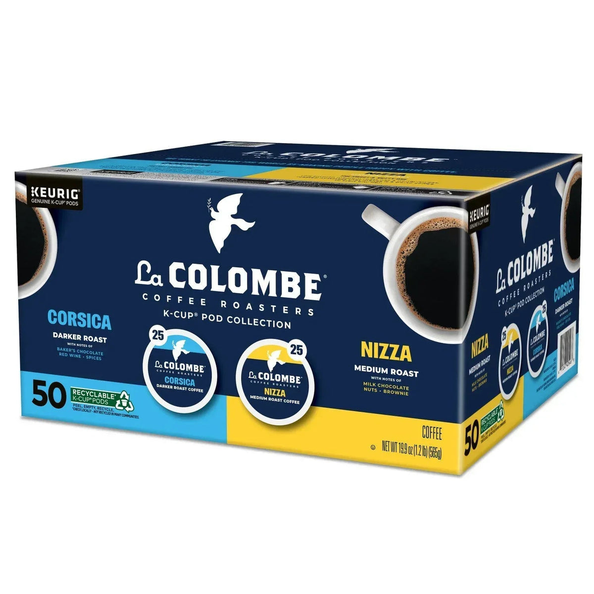 La Colombe Coffee Roasters Medium-Dark Roast Coffee Pods, Variety Pack, 50 ct.