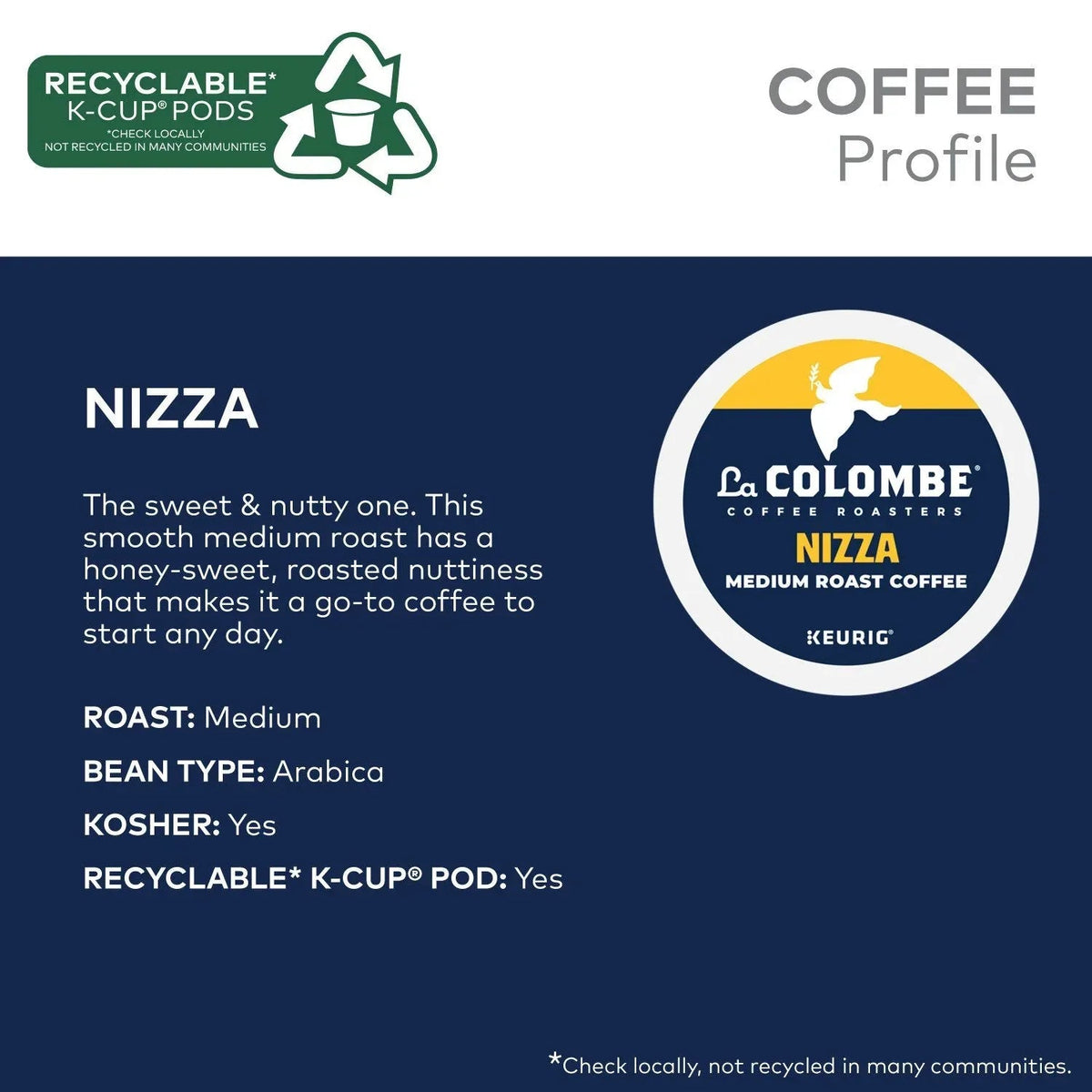 La Colombe Coffee Roasters Medium-Dark Roast Coffee Pods, Variety Pack, 50 ct.