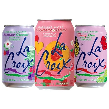 LaCroix Sparkling Water, Spring Variety Pack, 12 fl oz, 24-count