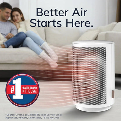 Lasko 5,118 BTU Personal Oscillating Ceramic Space Heater with Timer
