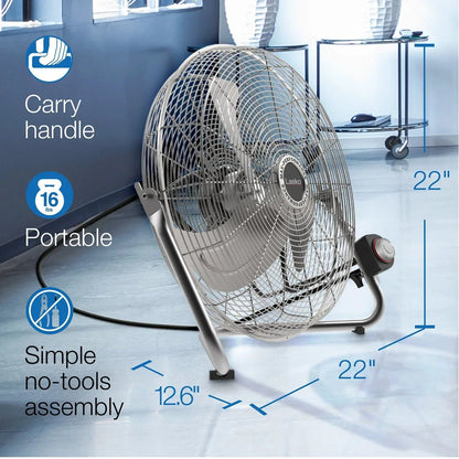 Lasko Max Performance 20" High Velocity Floor or Wallmount Fan