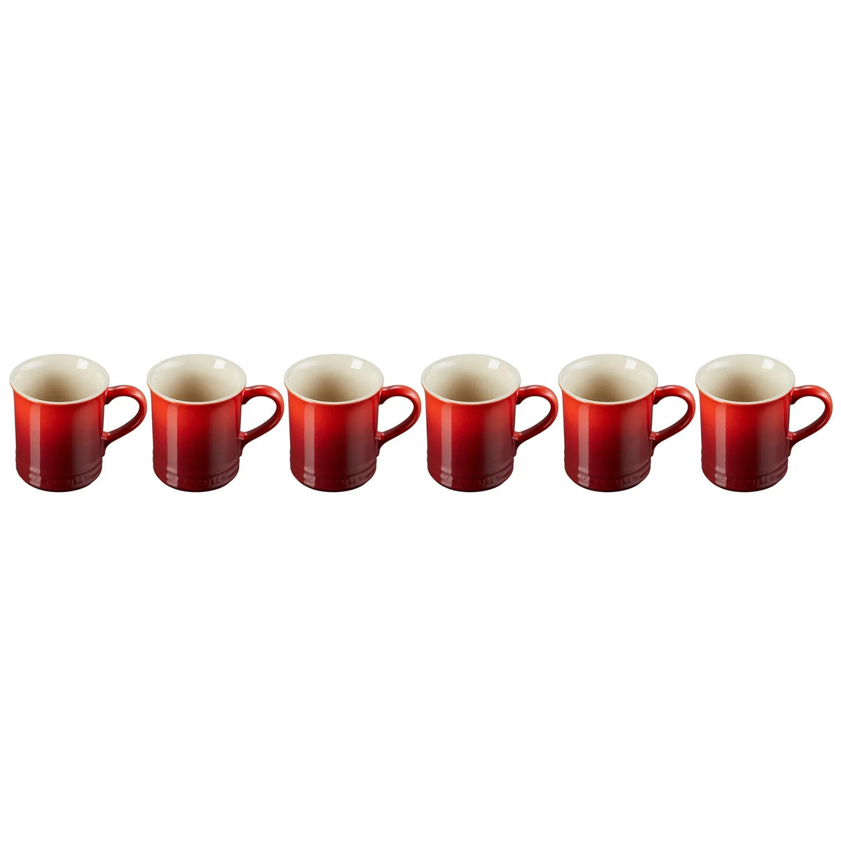 Le Creuset Stoneware 14oz Mug, Set of 6