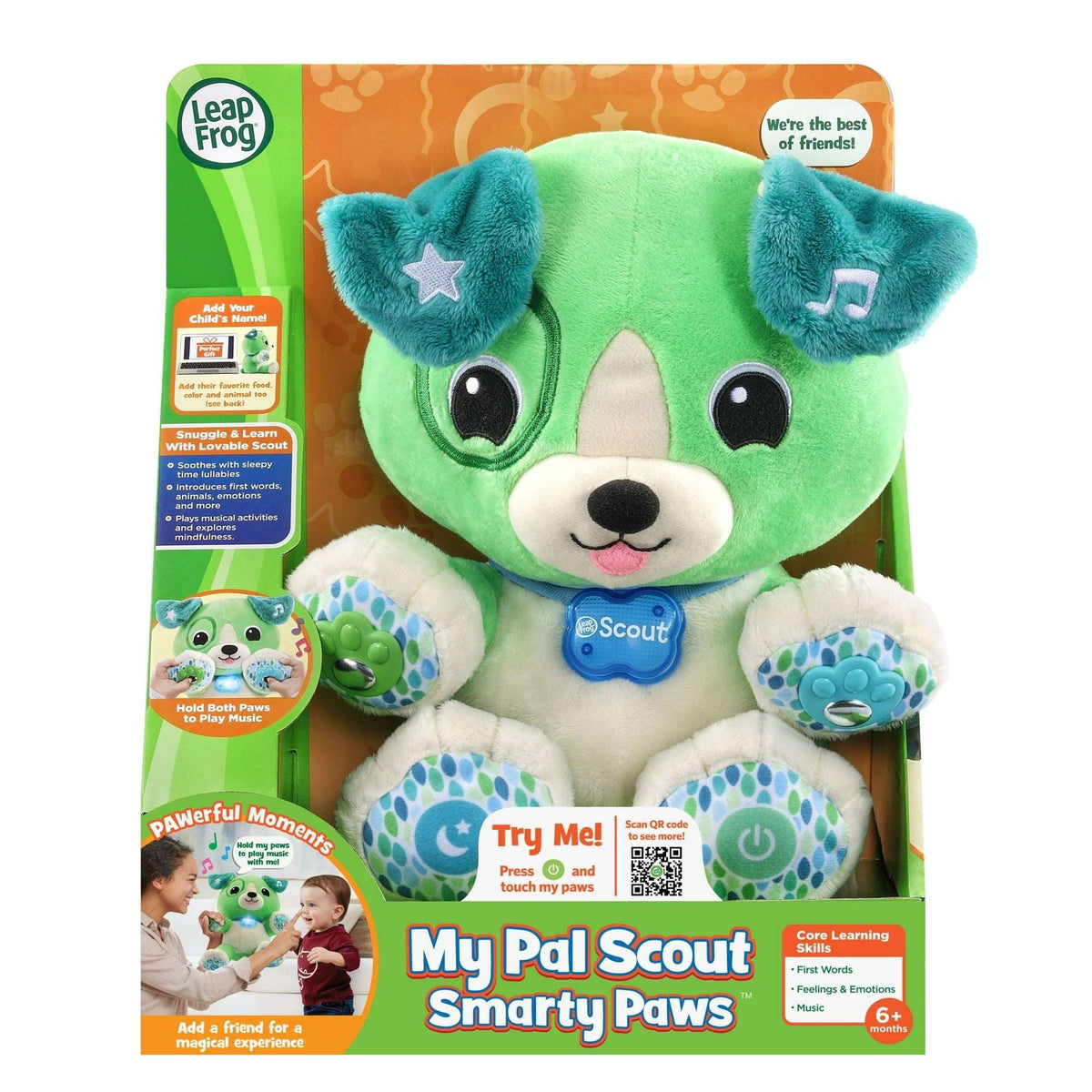 LeapFrog My Pal Scout Smarty Paws Plush, Plastic, Metal Baby and Toddler Toys