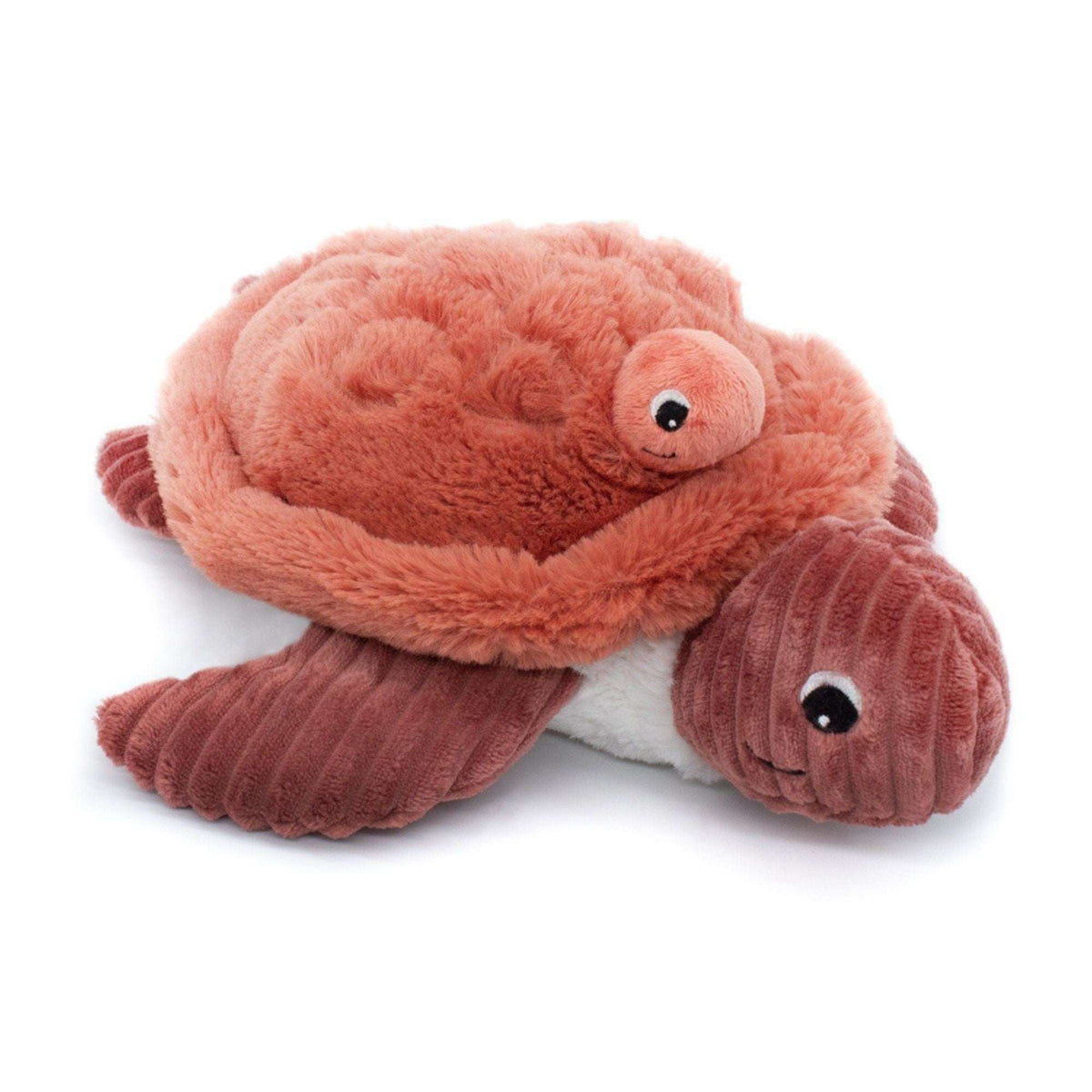 Les Ptipotos Sea Turtle Mom & Baby Plush Stuffed Animal Set & Eco-Friendly Toy