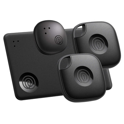 Life360 Tile Mate Essentials 4-Pack Bluetooth Trackers for Keys, Wallets & Phones (2 Mate, 1 Slim, 1 Sticker) – iOS & Android