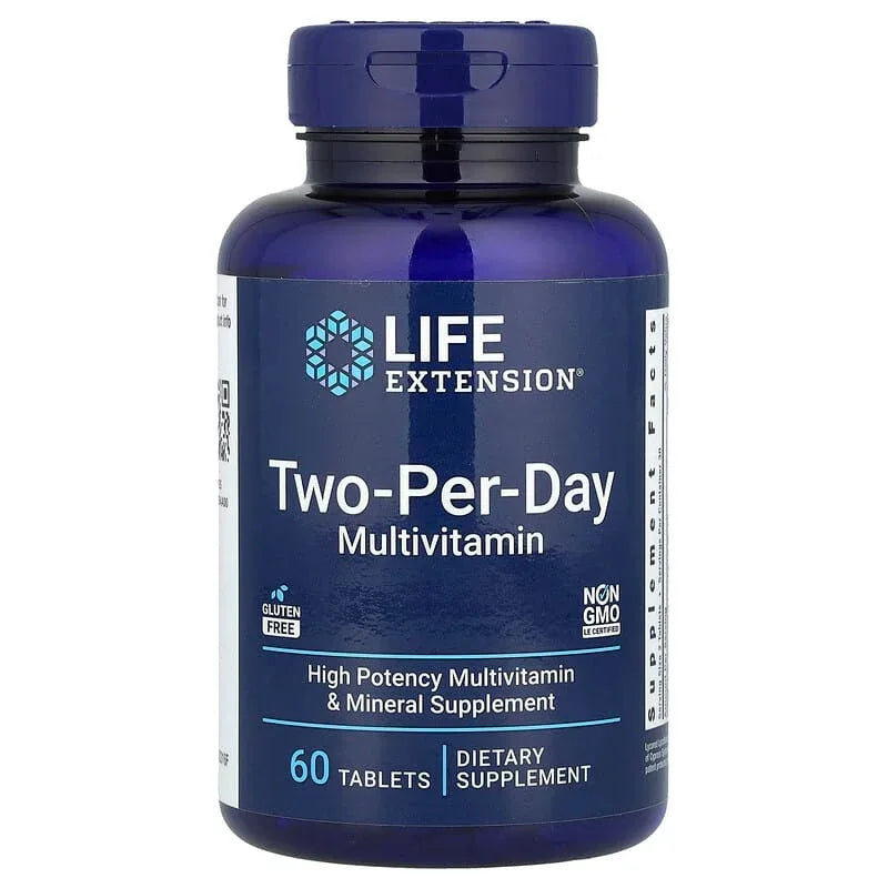 Life Extension, Two-Per-Day Multivitamin, Tablets