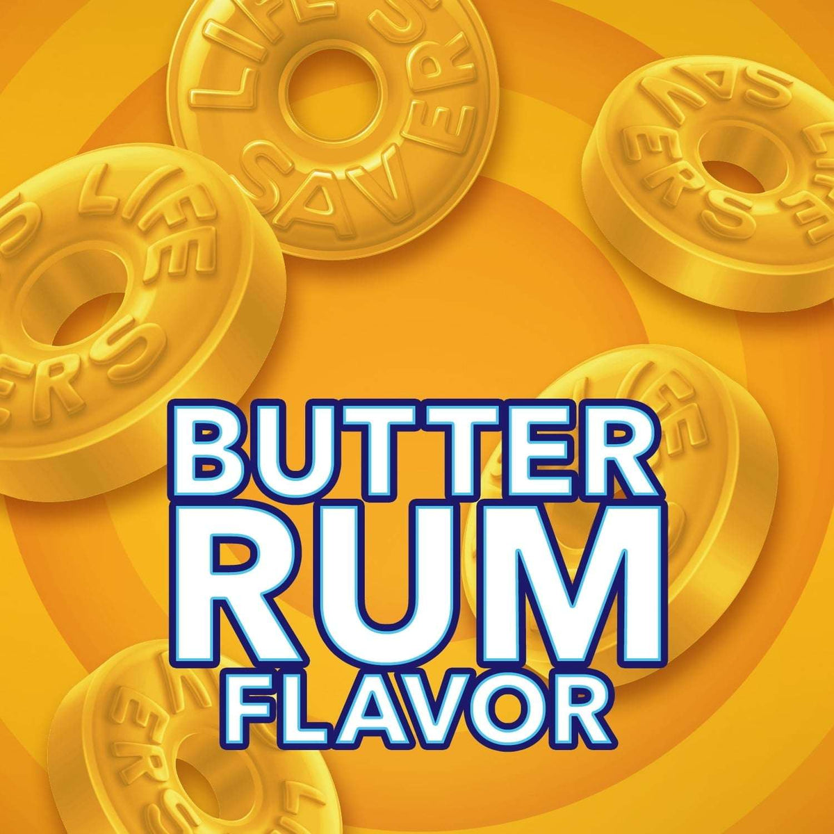 Life Savers Butter Rum Hard Candy Individually Wrapped, Sharing Size