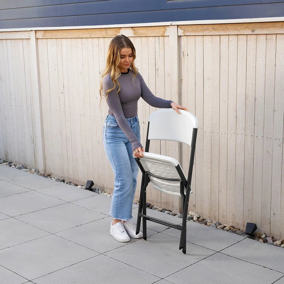 Lifetime 2nd Generation Commercial Folding Chair, Single and 4 Pack
