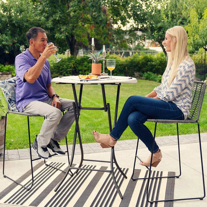 Lifetime 33-Inch Round Bistro Table Light Commercial