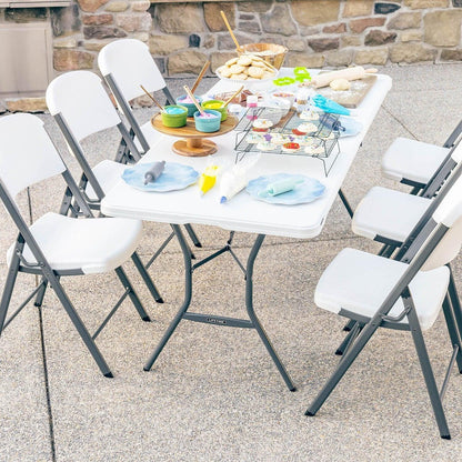 Lifetime 6-Foot Fold-In-Half Table