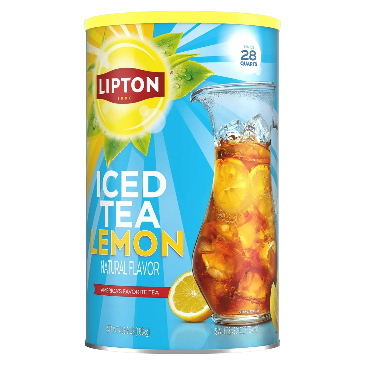 Lipton Lemon Iced Tea Mix, 28 Quarts