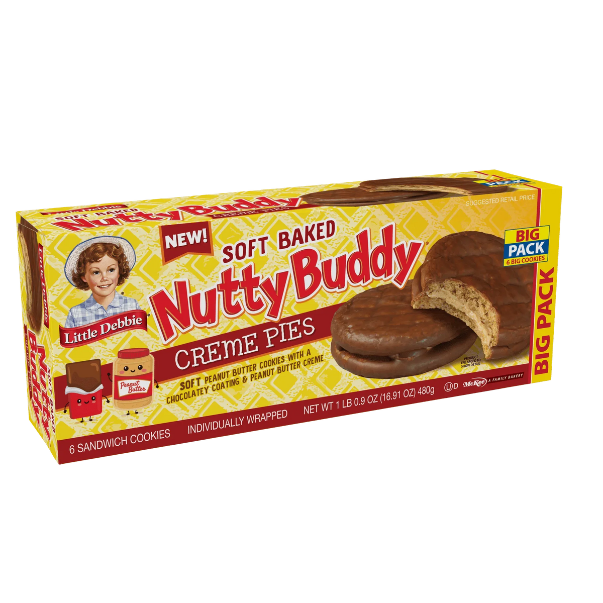 Little Debbie Big Pack Nutty Buddy Creme Pies