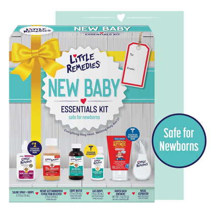 Little Remedies New Baby Essentials 6-Piece Kit for Infant's Nose and Tummy Relief
