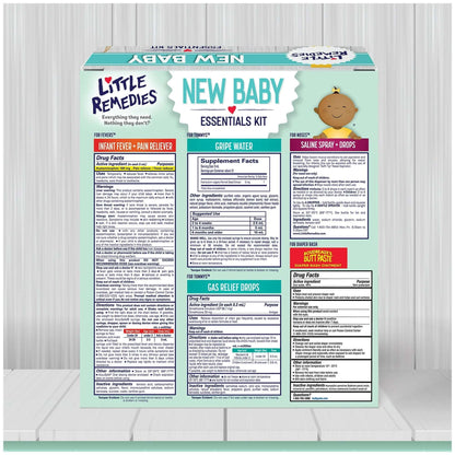Little Remedies New Baby Essentials 6-Piece Kit for Infant's Nose and Tummy Relief
