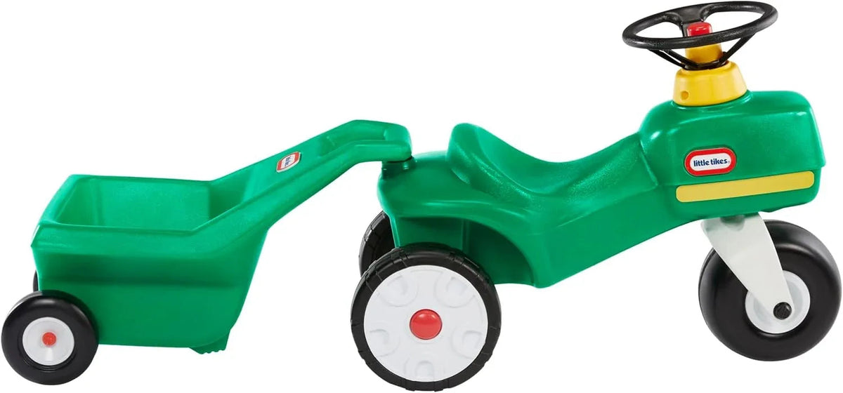 Little Tikes Tractor & Cart, Foot-to-Floor Ride-On, for Boys and Girls Ages 1-5 Years