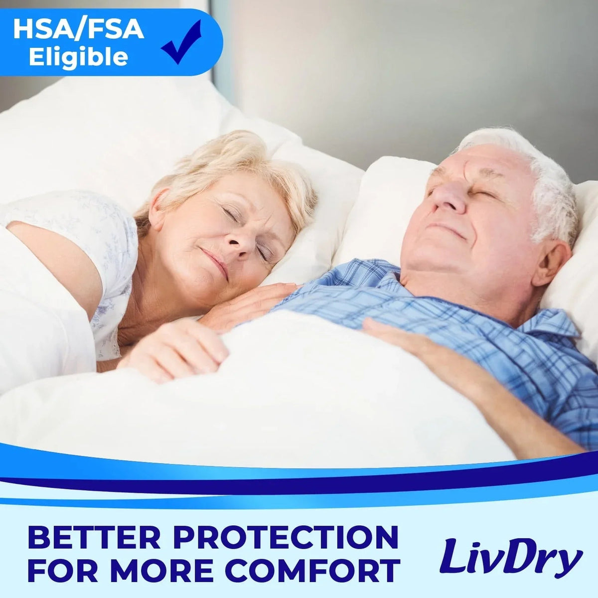 LivDry Overnight Adult Diapers for Women and Men, Max Protection Incontinence Underwear