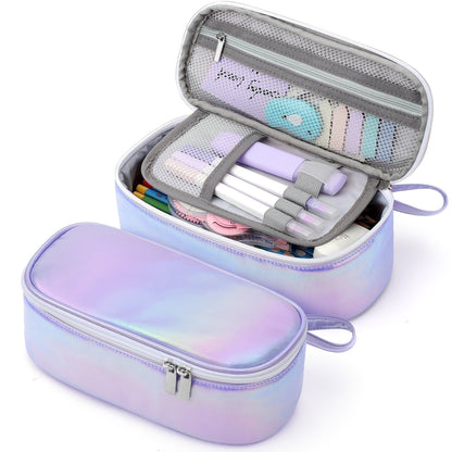 Livhil Large Pencil Pouch, Pencil Case for Girls Boys, Pencil Bag Pencil Boxes for Kids Elementary School Supplies