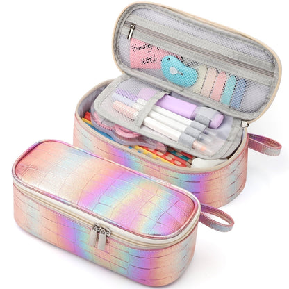 Livhil Large Pencil Pouch, Pencil Case for Girls Boys, Pencil Bag Pencil Boxes for Kids Elementary School Supplies