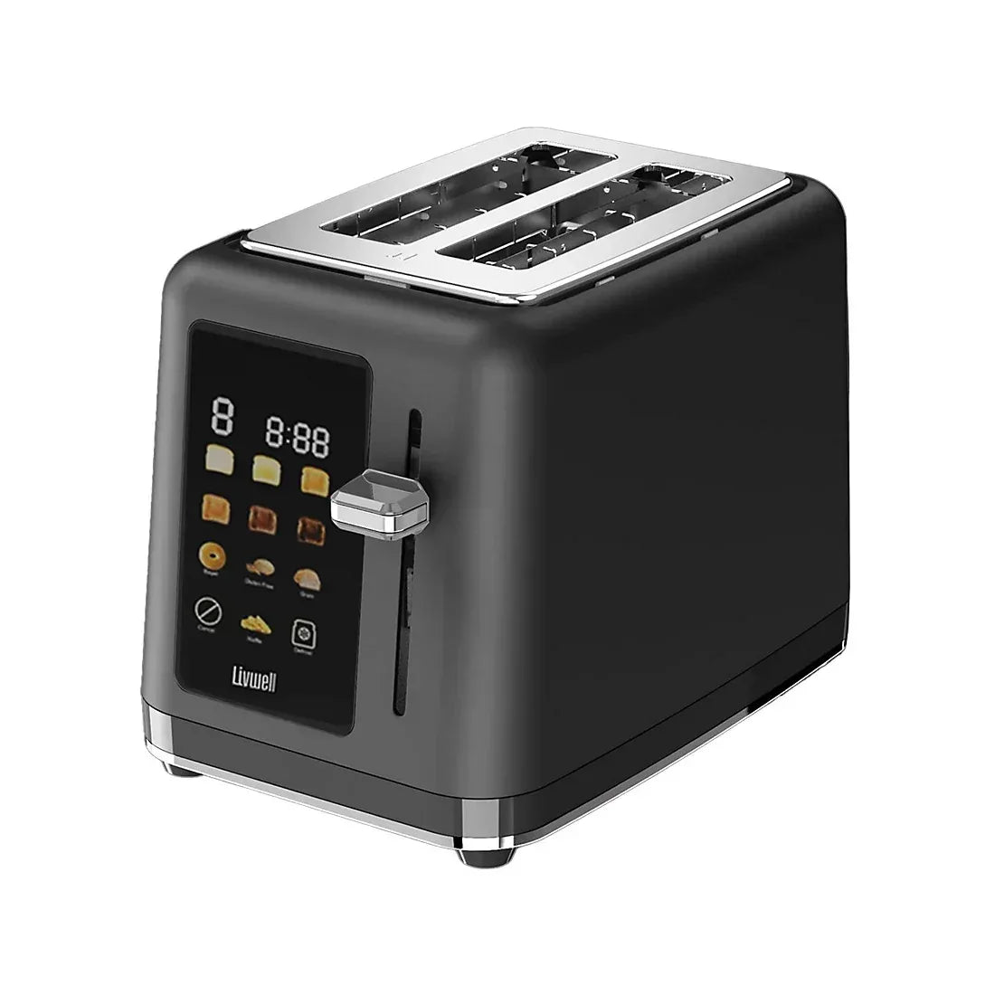 Livwell Smart Touch 2-Slice Toaster-Black