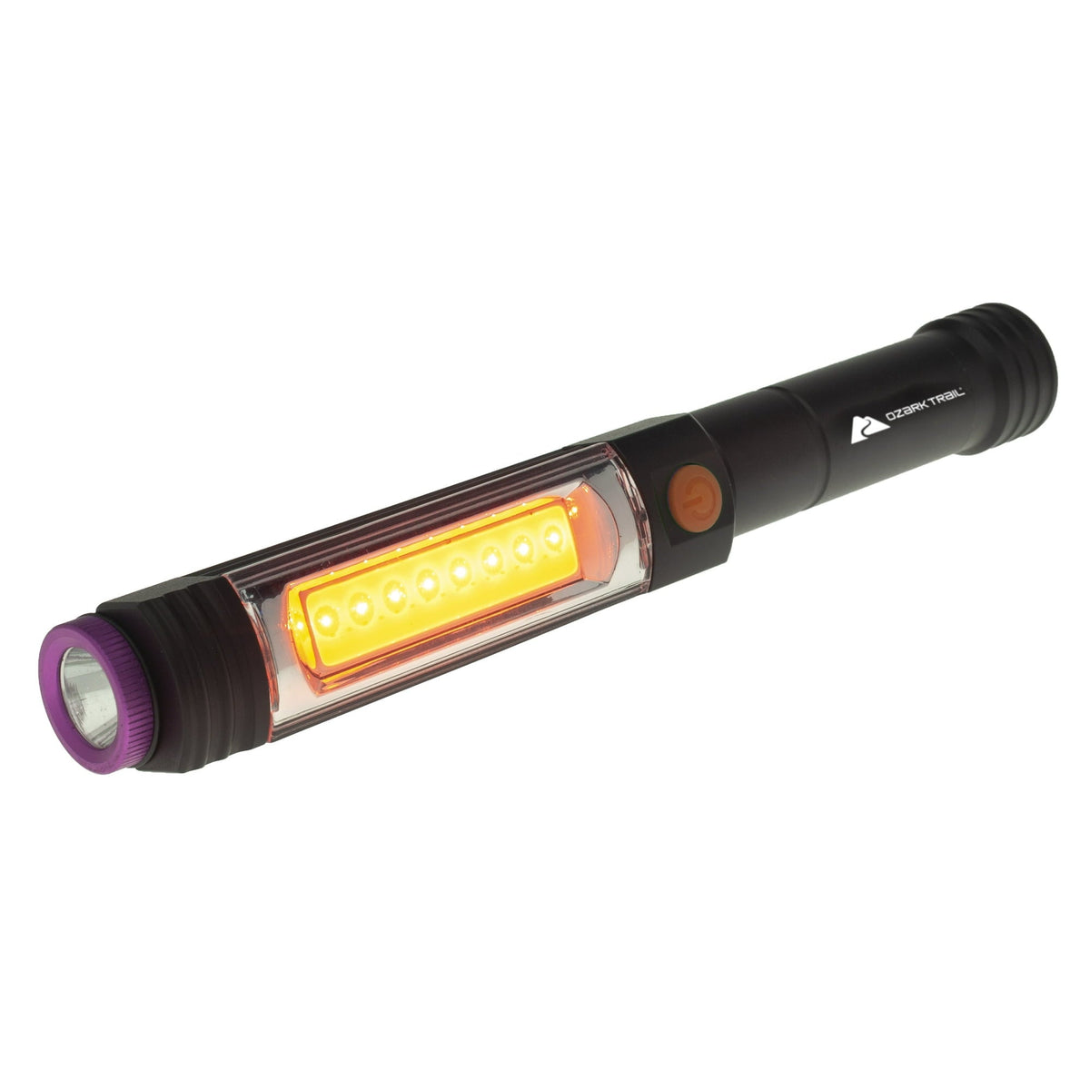 Ozark Trail 400 Lumen LED Flashlight with UV Task Light – Compact, Durable & Multi-Mode for Outdoor & Everyday Use