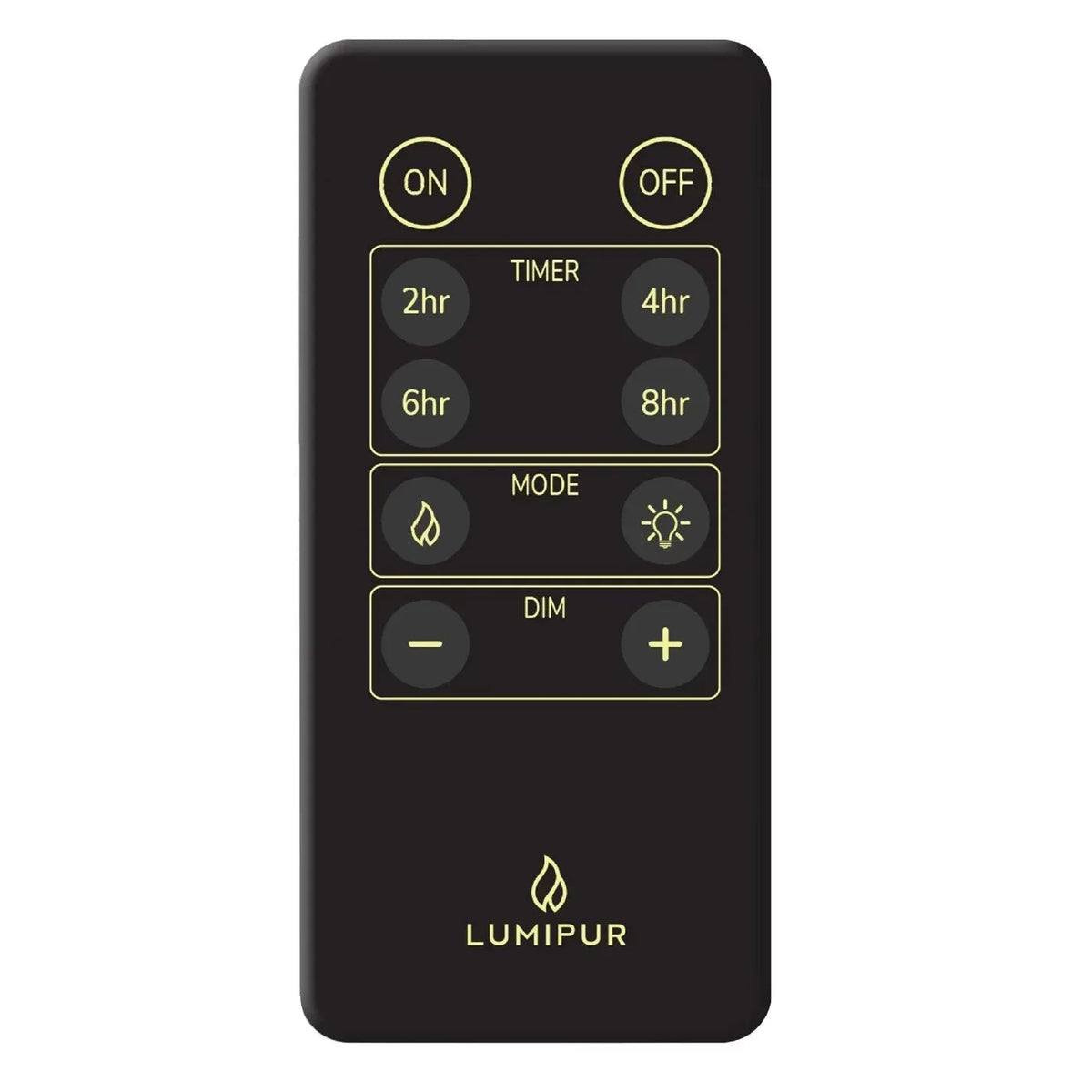 LumiPur 6-piece Flameless LED Candles Design Series Glass with Remote