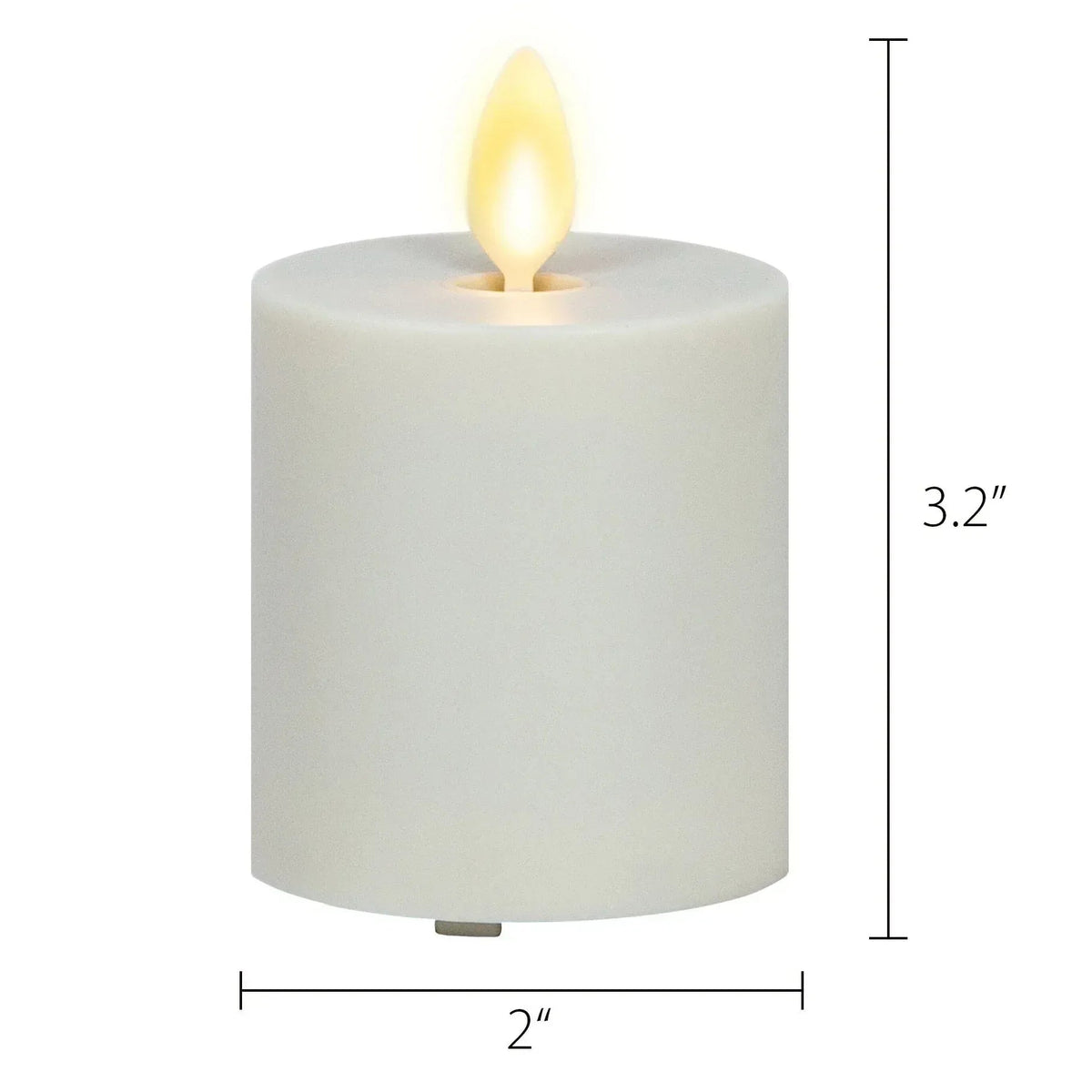 Luminara Outdoor Moving Flame Set, 3-pack