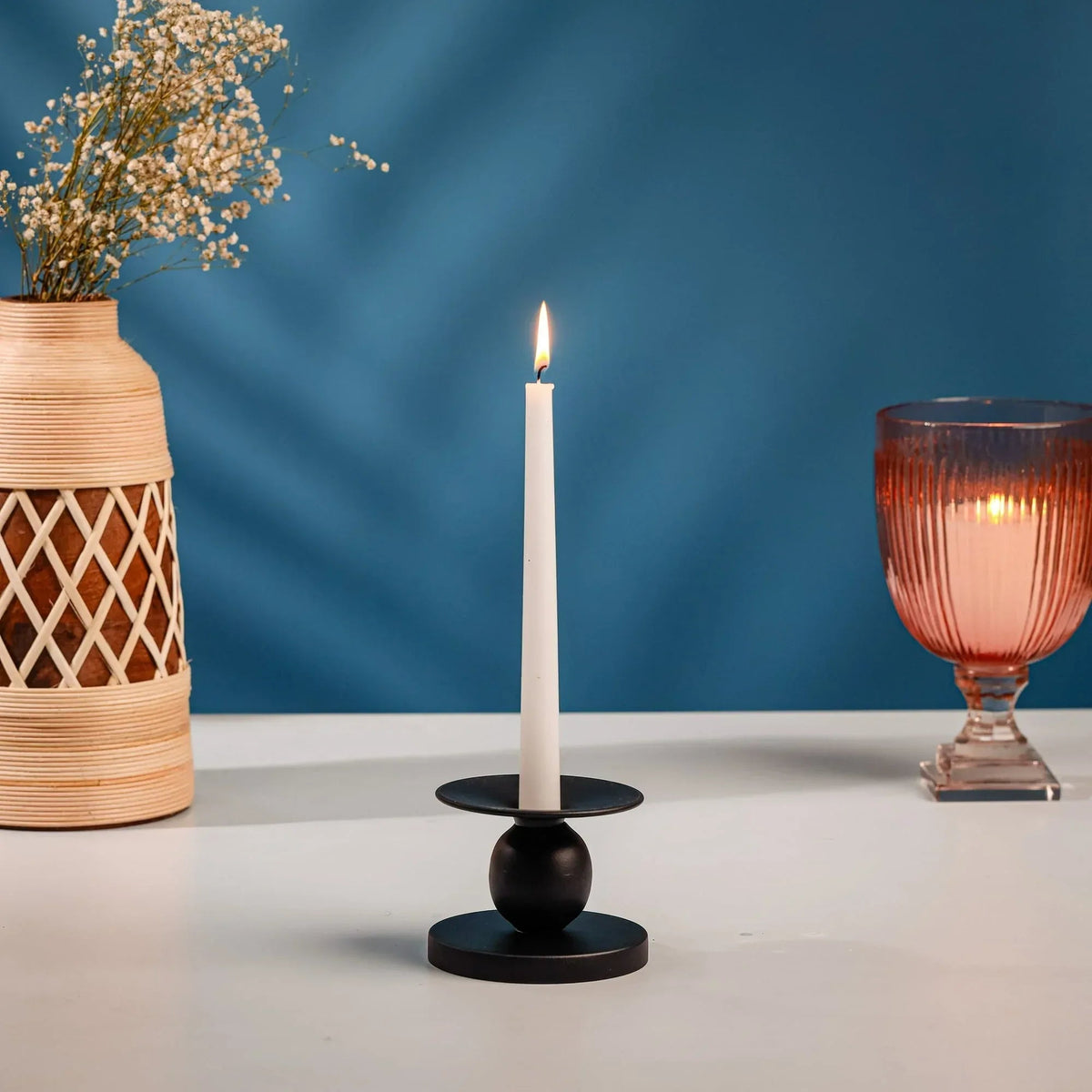 Mainstays Flippable Candle Holder, Black