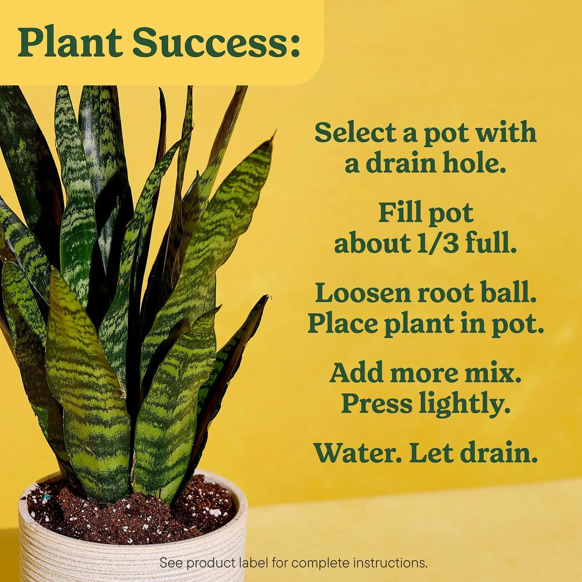 Miracle-Gro Indoor Potting Mix for All Plants, Use with Houseplants and More