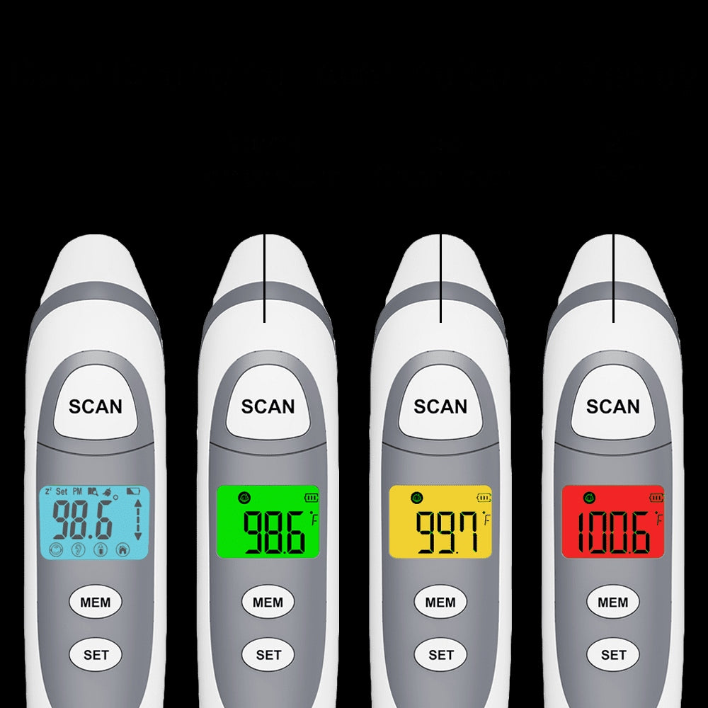 MOBI DualScan Prime Ear & Forehead Thermometer with Object Temperature Readings for all ages