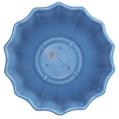 Mainstays Lillian Round Blue Paradise 100% Recycled Resin Planter