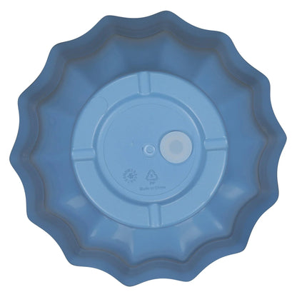 Mainstays Lillian Round Blue Paradise 100% Recycled Resin Planter