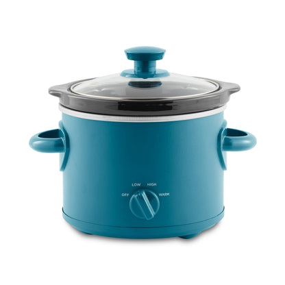 Mainstays 2 Quart Manual Slow Cooker, Durable Matte Black Finish