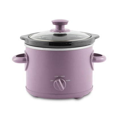 Mainstays 2 Quart Manual Slow Cooker, Durable Matte Black Finish