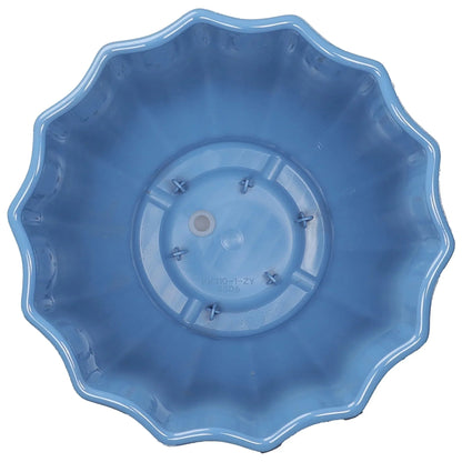 Mainstays Lillian Round Blue Paradise 100% Recycled Resin Planter