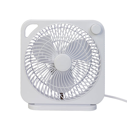 Mainstays New 9-inch Box Indoor Comfort Personal AC Electric Fan, 3 Speeds, Black