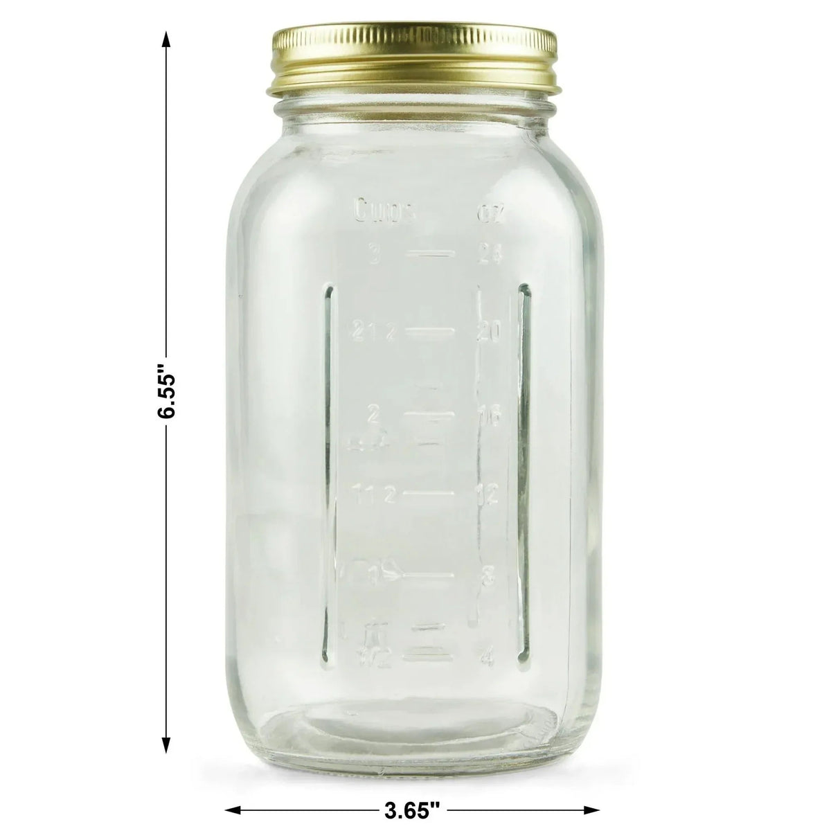 Mainstays Mason Jars, Regular Mouth Half Pint Canning Jars with Lids and Rings, 12-Pack Small Glass Jars for Home Canning and Preserving