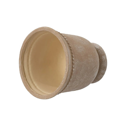 My Texas House Ceramic Urn Planter Pot with Elegant Dot Pattern, 8 inch