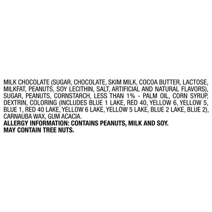 M&M's Chocolate Candy, Peanut, 62 oz Jar