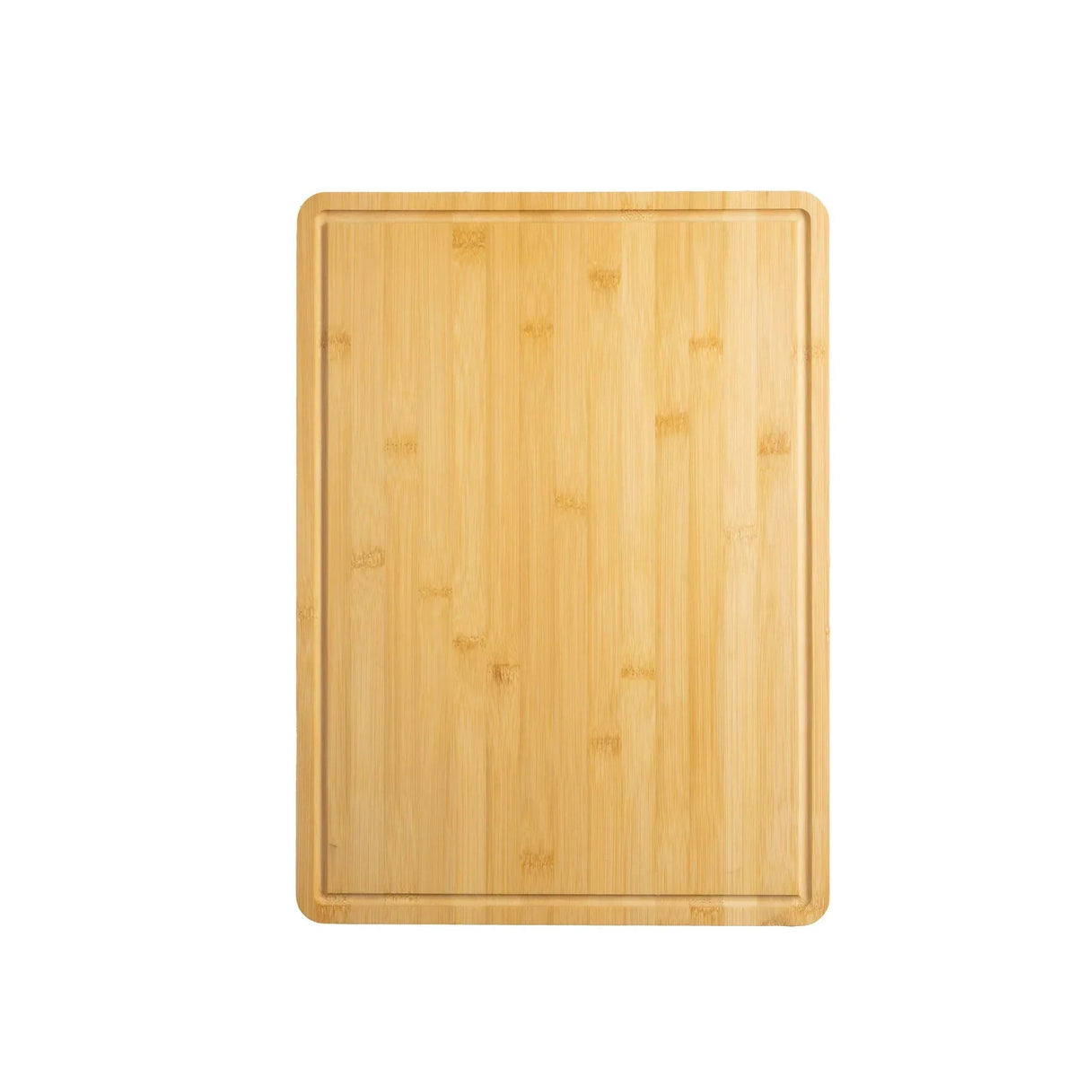 Mainstays 12" x 17.5" Non-slip Bamboo Cutting Board, 100% Natural Bamboo Color, with Juice Groove