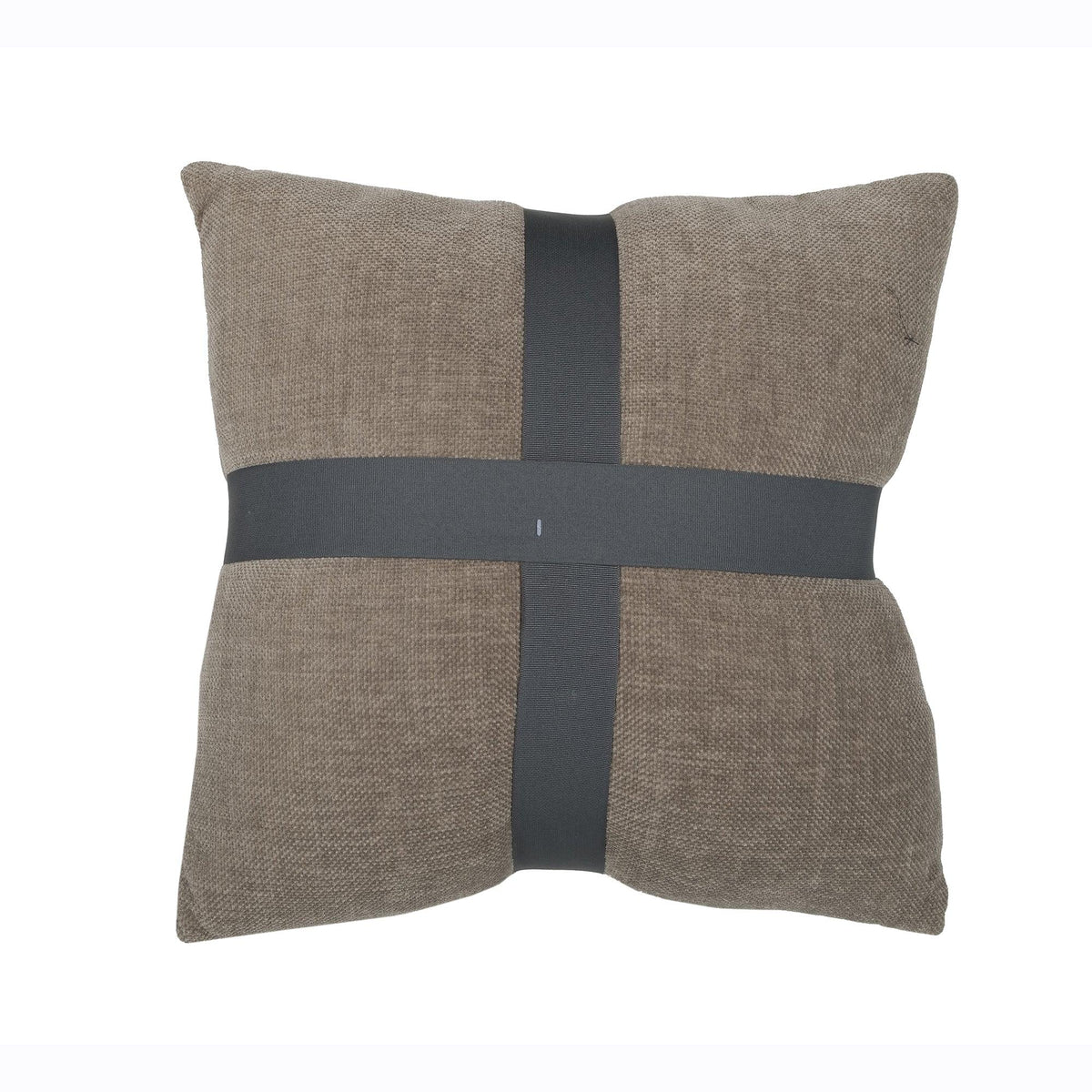 Mainstays 18" x 18" Solid Chenille Beige Polyester Decorative Pillow Set (2 Count)