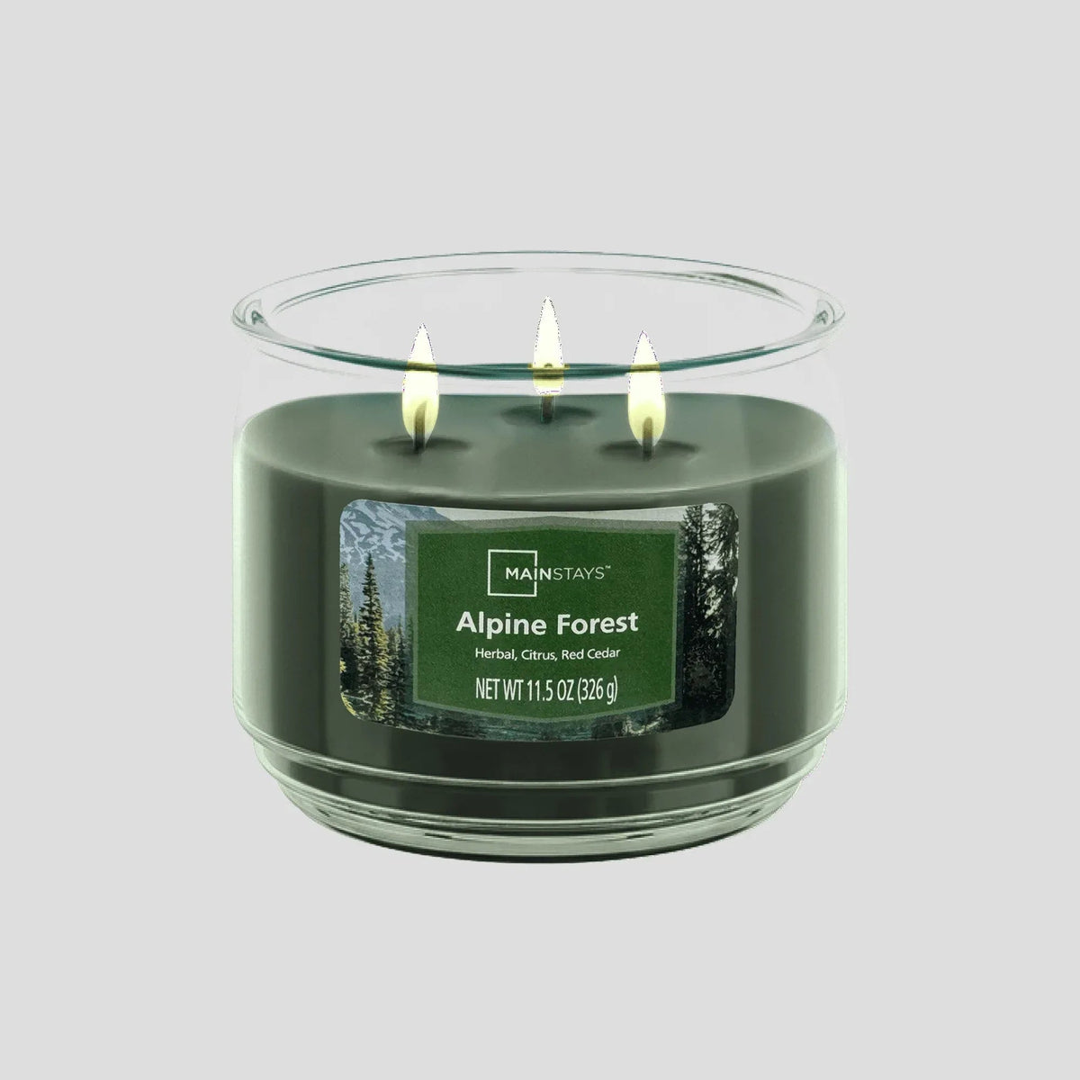 Mainstays 3-Wick Scented Glass Jar Candle, 11.5oz.