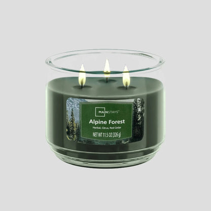 Mainstays 3-Wick Scented Glass Jar Candle, 11.5oz.