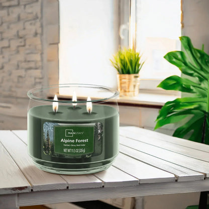 Mainstays 3-Wick Scented Glass Jar Candle, 11.5oz.