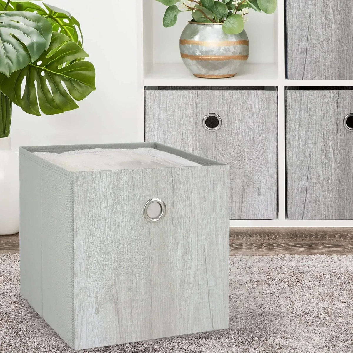 Mainstays Collapsible Fabric Cube Storage Bin