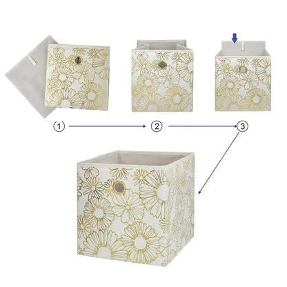 Mainstays Collapsible Fabric Cube Storage Bin