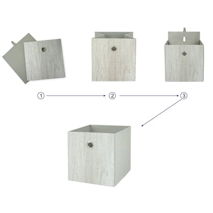 Mainstays Collapsible Fabric Cube Storage Bin