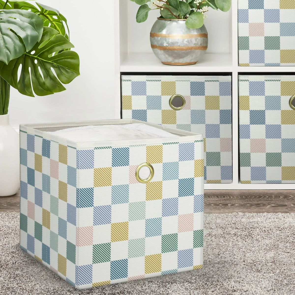 Mainstays Collapsible Fabric Cube Storage Bin