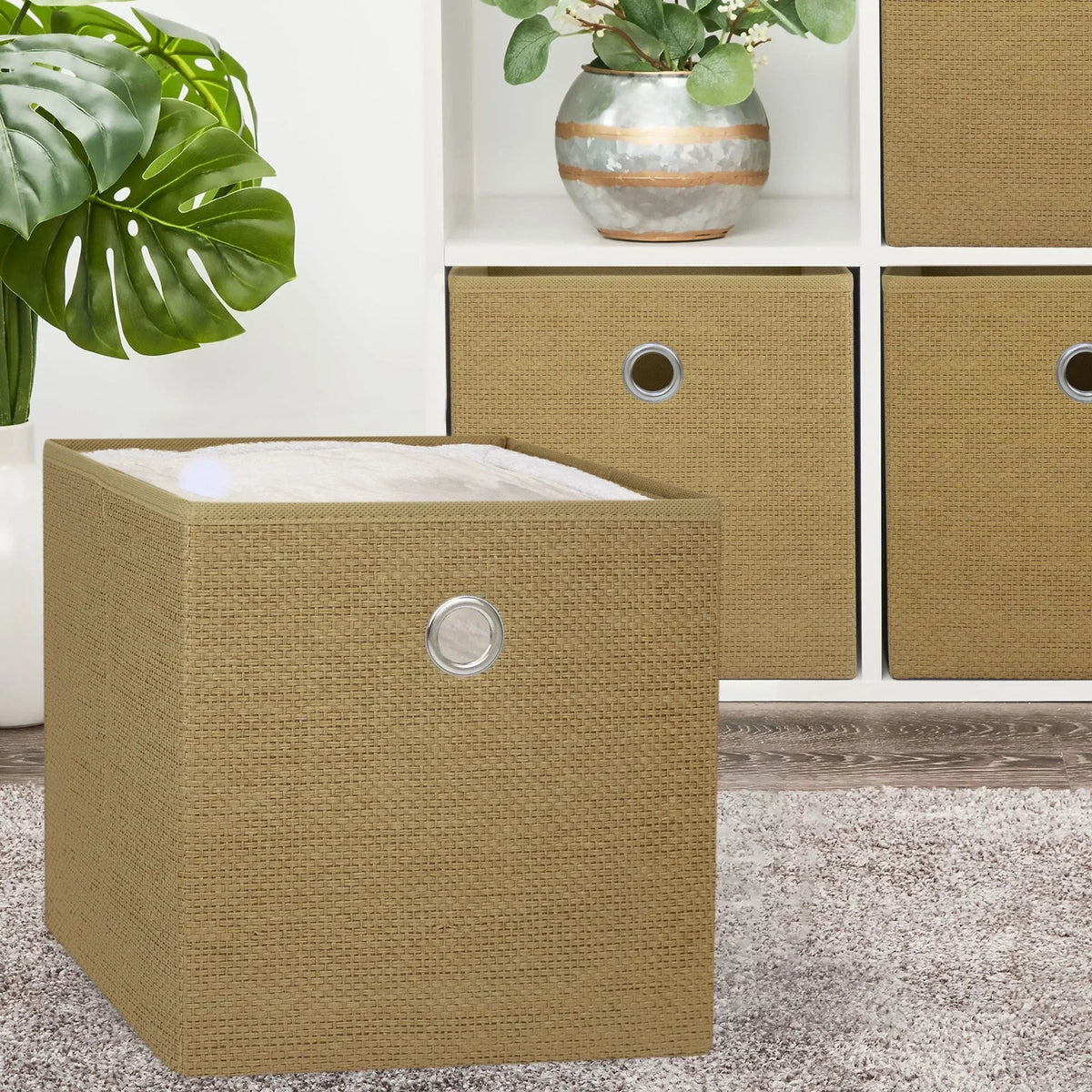 Mainstays Collapsible Fabric Cube Storage Bin