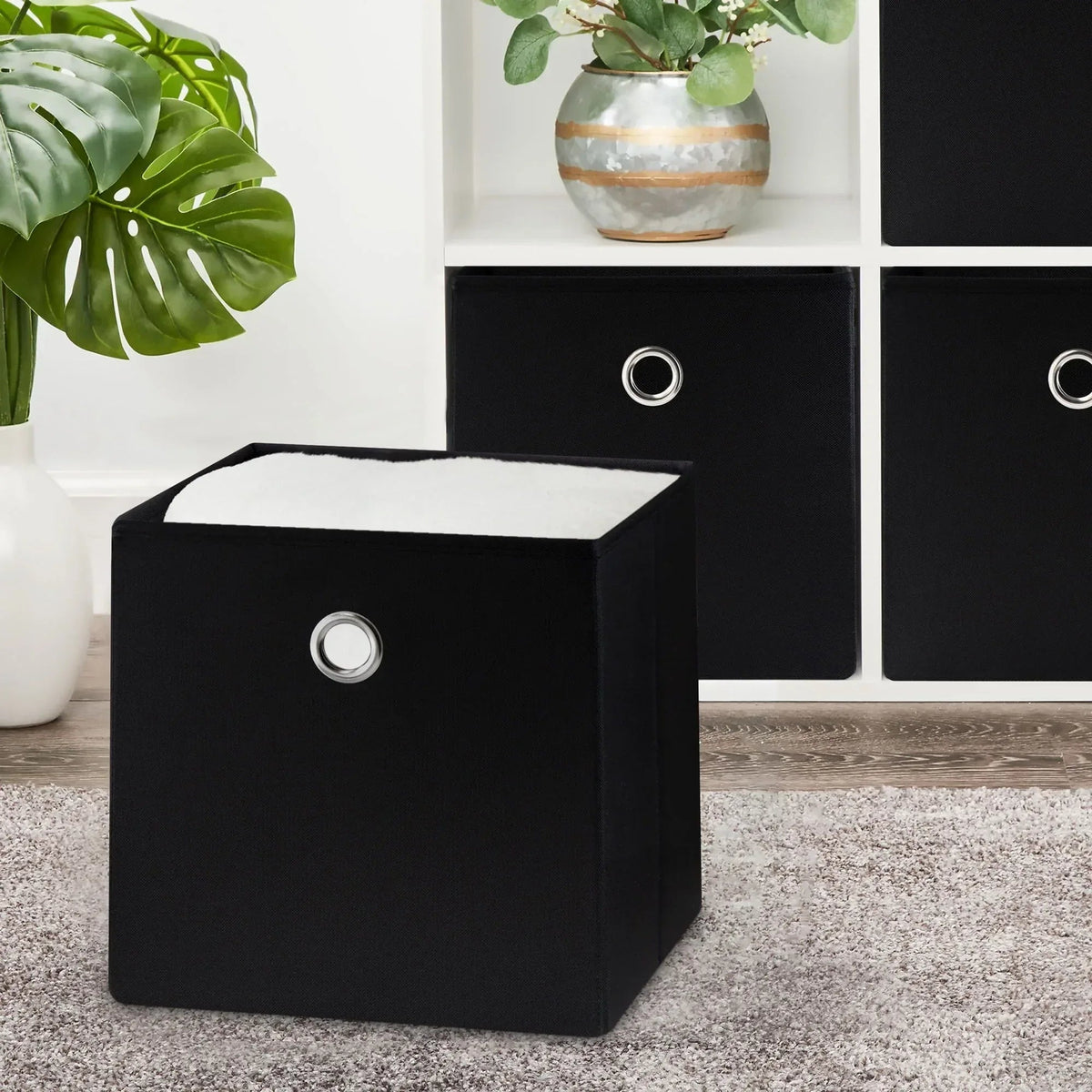 Mainstays Collapsible Fabric Cube Storage Bin